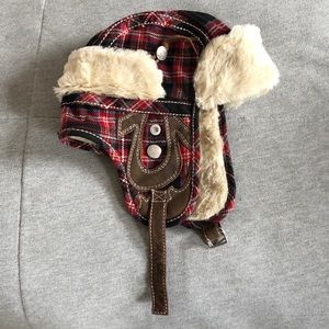 True Religion Jeans hat with ear flaps.